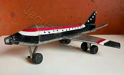 Mexican Artisan Toymakers Handmade Tin Toy Airplane Scale Model 1960s • $65