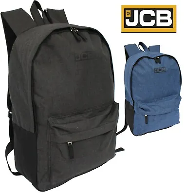 Jcb Backpack Travel Flight Fits A4 Work School Padded 13  Laptop Sports Gym Bag • £10.99