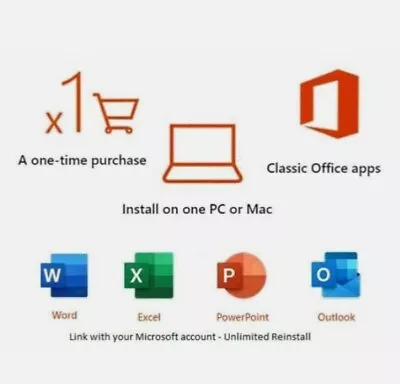 Microsoft Office Home And Business 2021 Windows PC And Mac - 1 Device • $149.98