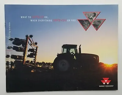 Massey Ferguson MF 8200 Series Tractors Sales Dealer's Brochure Specifications  • $23.85