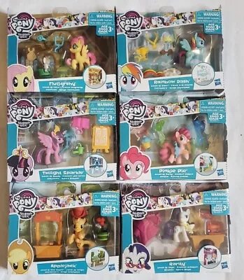 6 New My Little Pony Friendship Is Magic 2.5  Mini PlaySets 2017 Complete LOT • $110.39