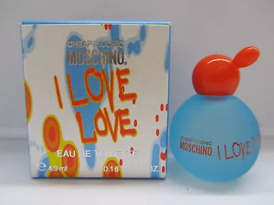  I Love Love By Moschino Perfume Women 0.16 Oz Eau De Toilette Splash Mini • $12.90