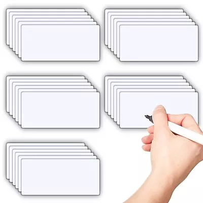 30 Pack 1x2 Inch Magnetic Dry Erase Labels For Classroom Home Office Fridge • $12.73