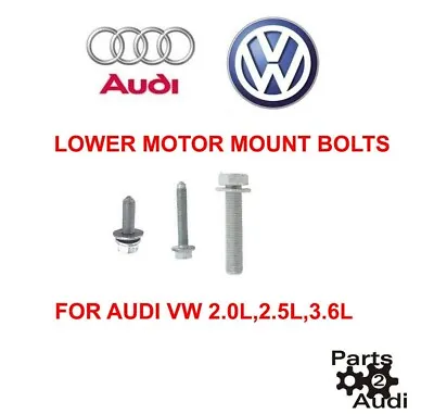 VW GENUINE Lower Gearbox Transmission Dogbone Mount Bolt Kit  For Audi VW • $25