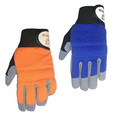 WFX Work Gloves Cut Resistant Work Safety Gloves Farmer's Gardening DIY Builders • £4.99