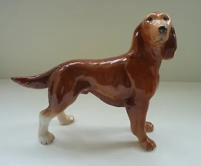 IRISH RED SETTER - Vintage Ceramic Melba Ware DOG Ornament Made In England • £12