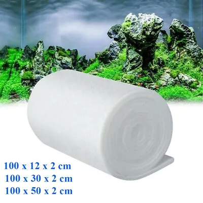 Filter Floss Wool Media Roll Aquarium Pond Fish External Tank Marine 2023 • £3.58