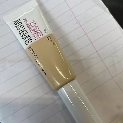 Maybelline Superstay Full Coverage Under Eye Concealer  6 Mls 15 Light • £5