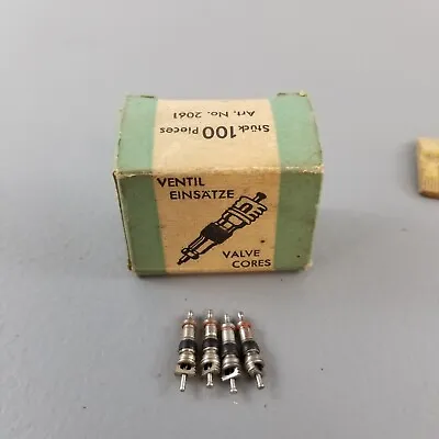 4 New NOS Vintage Ventil Einsatze No. 2061 Tire Valve Cores  • $13.69