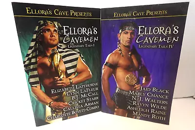 Ellora’s Cavemen- Legendary Tails I & IV Erotic Romance Paperback Books • $10