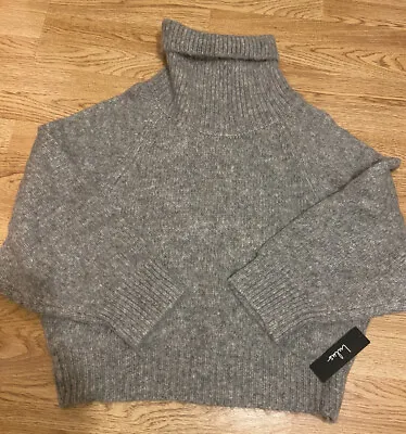 $39.99 • Buy Lulus Gray Sweater Cozy Heather Gray NWT Size L 