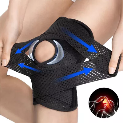 Knee Brace With Side Stabilizers For Meniscal Tear Knee Pain ACL & MCL Arthritis • $10.79