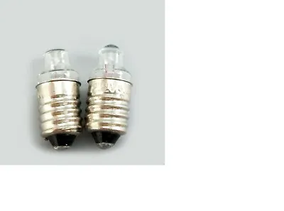 Solder Gun Lamp Weller Type E10 Base 2.2V 0.25A Screw Light Bulb Glass Lot Of 3 • $12.50