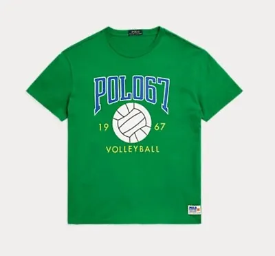 🔥$65🔥Polo Ralph Lauren Classic Fit Jersey Graphic T-Shirt  Volleyball Polo67  • $39.99