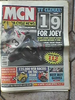 Motorcycle News - MCN - 14 June 1995 • $6.31