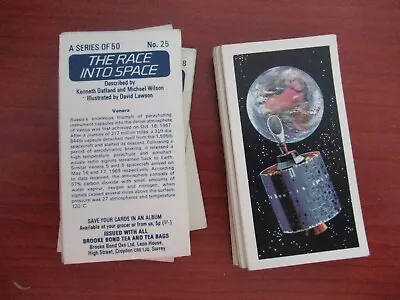 £1.50 • Buy Full Set Of Brooke Bond Tea Cards - Race Into Space