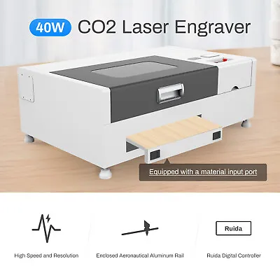 K40 Professional 40W CO2 Laser Engraver 8 X12  Laser Engraving Machine WoodGlass • $699.99