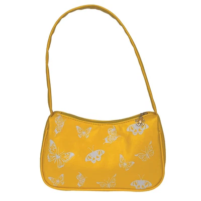 £5.70 • Buy Vintage Women Casual Butterfly Printing PU Leather Small Shoulder Underarm Bags