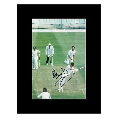 Signed Ian Botham Photo Display 16x12 - England Cricket Icon +COA • £149.99