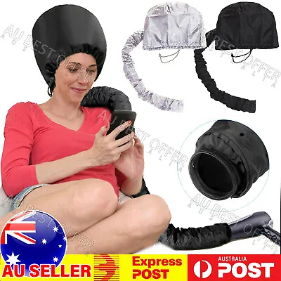 Bonnet Hair Drying Cap Hat Hood Soft Women Blow Dryer Hairdressing Tool Home A • $6.73