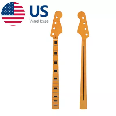 4 String Electric Bass Guitar Neck 20 Frets Canada Maple For Precision P Bass • $57.06