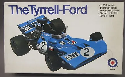 Entex #9033T THE TYRRELL FORD Formula Race Car 1/25 Model Kit Built • $29.99