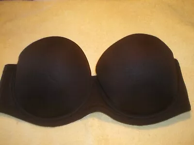 EXC Wacoal 854119 Underwire Lined Multi Way Strapless Bra Sz 42DD Black FR/SHP • $22.99