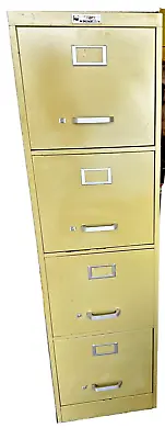 Filing Cabinet Century Art Steel Of CAlifornia Steelmaster Metal 4 Draw 1960s • $99.99