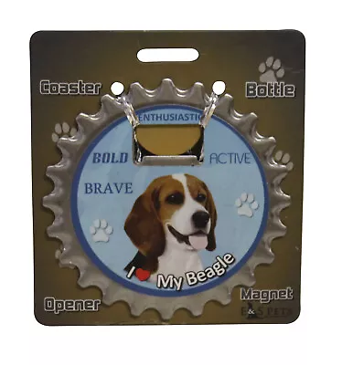 I Love My Dog Magnetic Bottle Opener - Choose Your Breed (Buy More & Save $) • $8.94