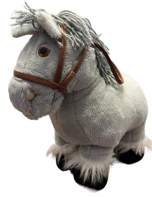 VTG Cabbage Patch Kids CPK Show Pony  Plush White Gray Horse 1984 Coleco  • $25.49