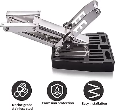 Outboard Kicker Motor Bracket For Boat  Stainless Steel Heavy Duty 20HP • $103.55