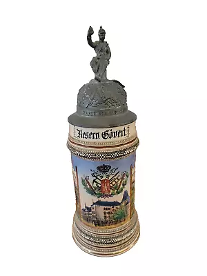 Merkelbach & Wick Military German Beer Stein Battilion  # 3  1902-1904 • $202.50