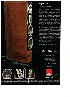 $9.58 • Buy Dali Euphonia Magic Moments Speaker Vintage 1985 Print Ad