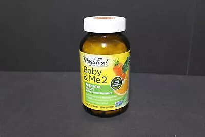 MegaFood Baby & Me 2 Dietary Supplement - Prenatal Vitamins 120 Count Sealed • $29.99