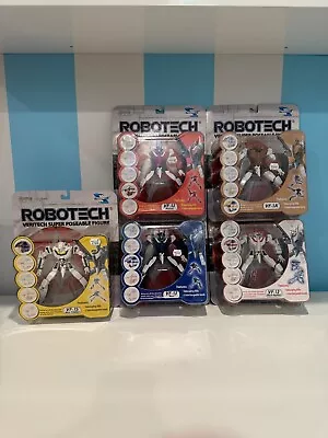 Toynami Robotech Super Poseable Action Figures (set Of 5) - Sealed - No Reserve • $4.25