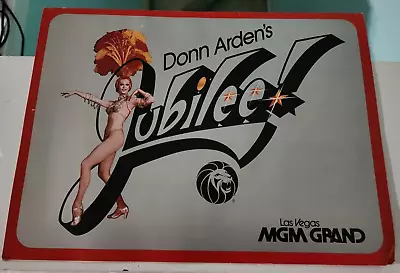 Don Arden's Jubilee At MGM Grand Las Vegas - Rare 1980's  9  X 12  • $12.99