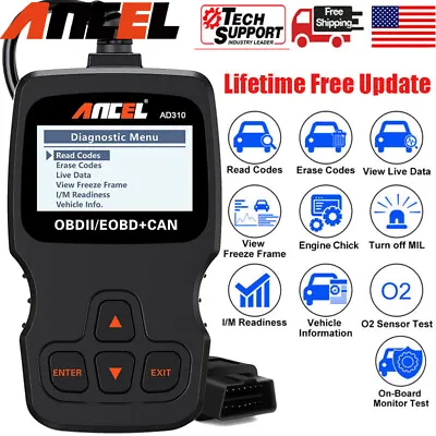 Ancel AD310 Car OBD2 Scanner Code Reader Auto Diagnostic Scan Tool Check Engine  • $24.99