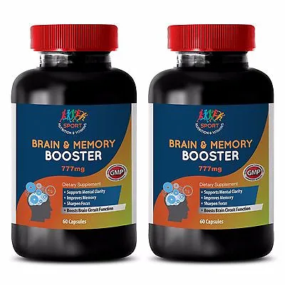 Brain Concentration Booster - Brain & Memory Support 775mg - St. John’s Wort 2B • $38.03
