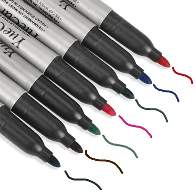 £6.48 • Buy 12pcs/Box Tattoo Body Art Tool Skin Transfer Marker Pen Supply Mixed Color