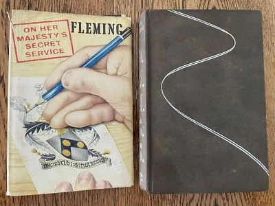 $250 • Buy Ian Fleming On Her Majesty's Secret Service Cape 1st/1st HC W/ DJ James Bond 007