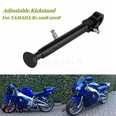 Adjustable Lowering Kickstand Side Stand Kit For Yamaha YZF-R1 YZF-R6 1998-2008 • $49.99