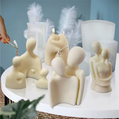 £7.92 • Buy 3D Silicone Human Body Candle Moulds Perfume DIY Making Wax Mould Soap Mold