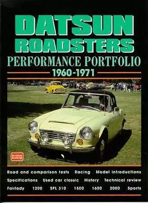 Datsun Roadster 1600 2000 Fairlady 310 Spl310 1200 1500 Test Articles Book • $59.10