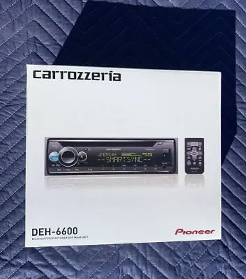 Carrozzeria Pioneer Car Audio 1DIN CD USB Bluetooth DEH-6600 Smartphone Link KQ • $153.10