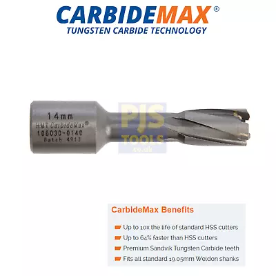 HMT Holemaker 108030-0160 16mm Carbidemax 40 TCT Broach Cutter Holecutter • £27.50