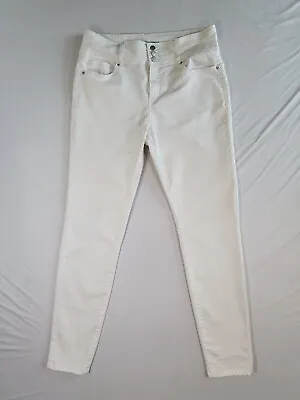 Wax Jeans Butt I Love You Womens Juniors 13 /31 Stretch Skinny White • $12