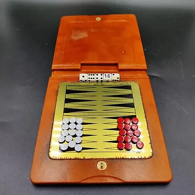 Vintage Travel Magnetic Backgammon Erre GI Emme Made In Italy Via Graceffo • $32.40
