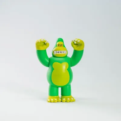 Green King Ken By James Jarvis AMOS Strangeco 3.5  Mini Figure Vinyl Gorilla Toy • £60