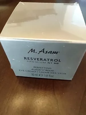 M. Asam Resveratrol Oremium Nt 50 Eye Cream 1.01 0z Jar New Sealed  • $24.99