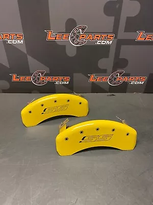 2014 Chevrolet Camaro Ss Mgp Rear Brake Caliper Covers Yellow Ss Used • $99.98